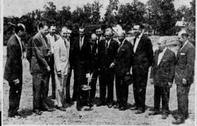 1955 Groundbreaking of Crestwood Plaza